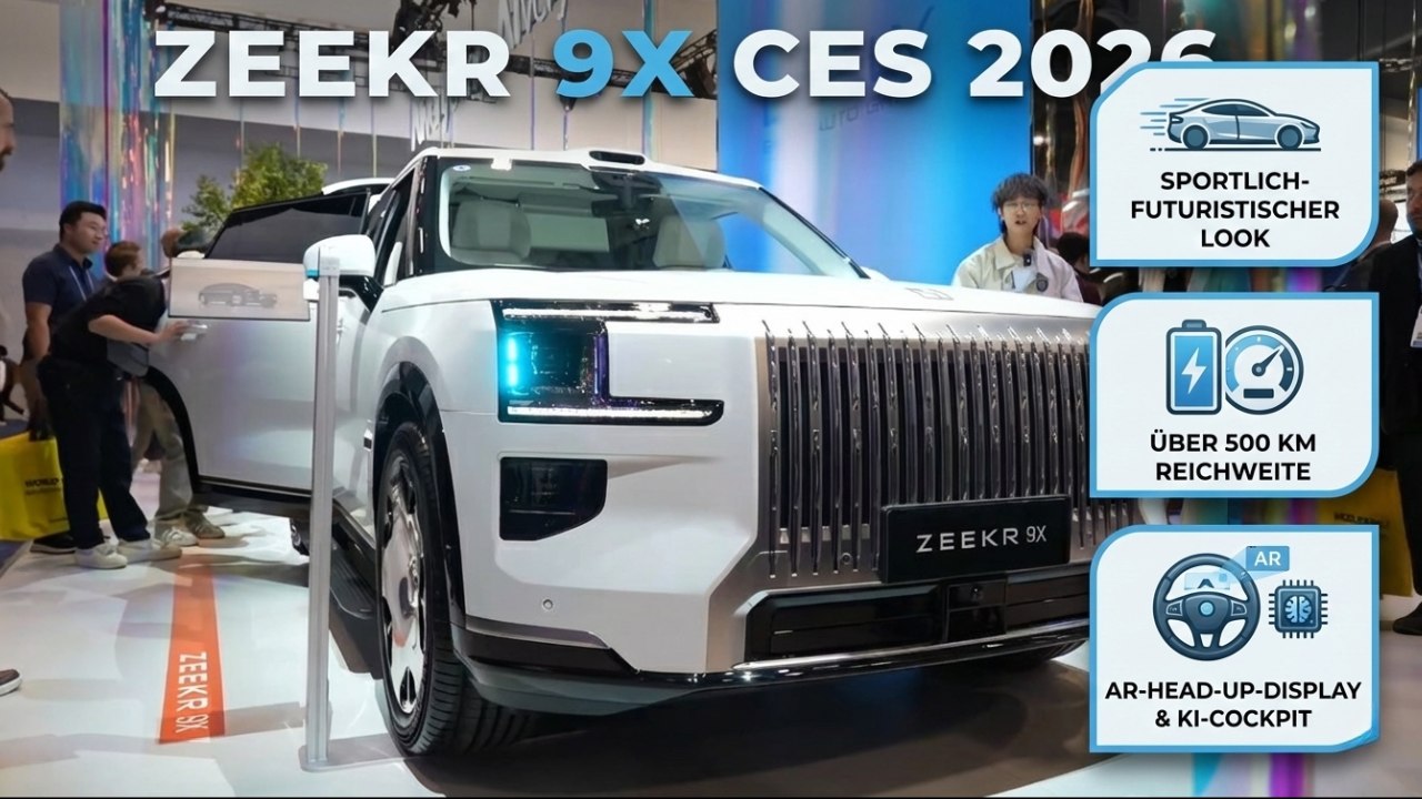 CES-Premiere Zeekr 9X: Volle Vorstellung mit allen Keyfacts