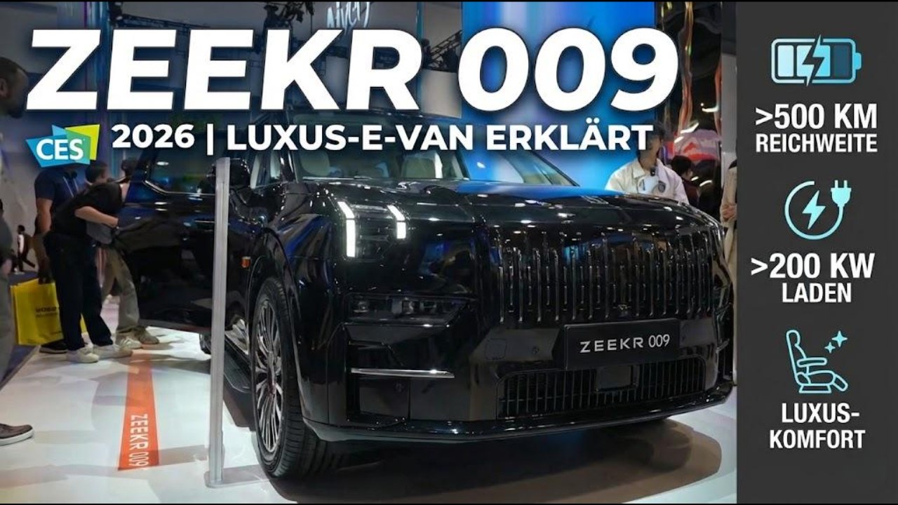 CES-Premiere Zeekr 009: Alle Keyfacts zur Luxus-E-Mobilität