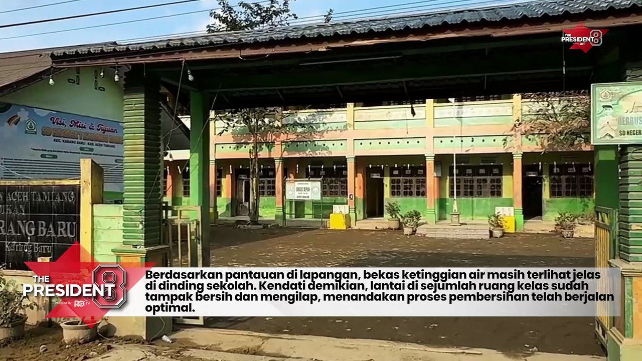 Kondisi Terkini SDN 1 Karang Baru Aceh Tamiang Dulu Tertimbun Lumpur, Kini Kembali Kinclong