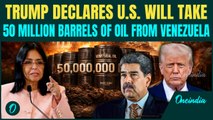 U.S. BREAKING: U.S. To Receive 50 Million Barrels Of Venezuelan Oil | Trump Announces FULL Control