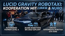 Lucid Gravity x Uber: 20.000 Robotaxis bis 2032 geplant