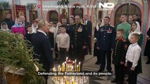 Putin agradece aos soldados russos na celebração do Natal ortodoxo