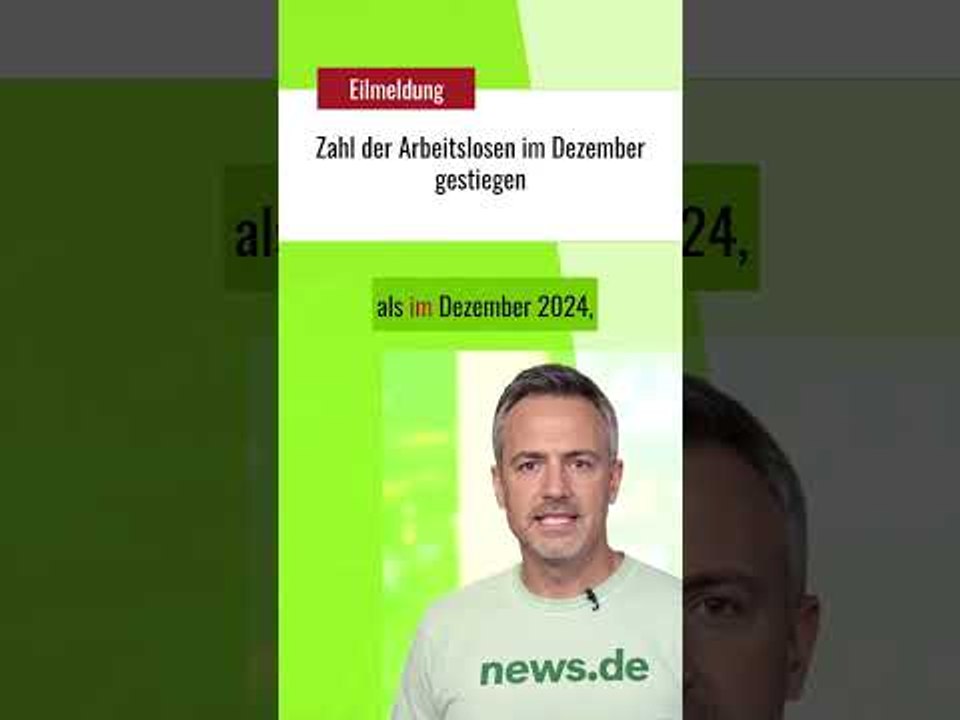 Zahl der Arbeitslosen im Dezember gestiegen