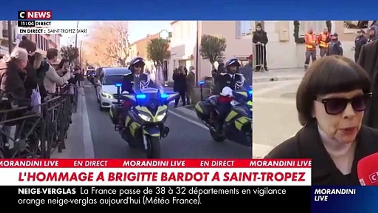 Obsèques de Brigitte Bardot - La chanteuse Mireille Mathieu, émue, rend hommage à l'actrice: "Brigitte Bardot, c'est la France !" - Regardez