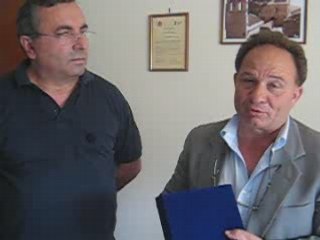 TARGA RICORDO AL SINDACO DI SAMO