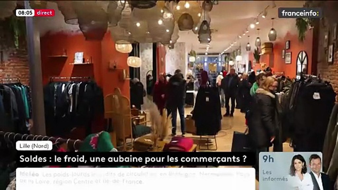 Mises à mal par un calendrier commercial saturé de promotions, les soldes d'hiver débutent aujourd'hui dans une France perturbée par la neige et le froid.