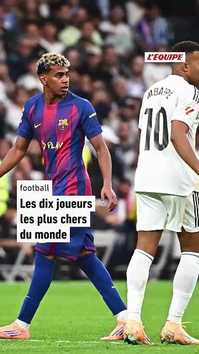 Lamine Yamal vaut 343 M€ selon le CIES, 9 joueurs du PSG et 1 de l'OM dans le top 100 - Foot - Transferts
