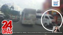 Rider at ambulansyang maghahatid ng pasyente, nagbanggaan sa intersection | 24 Oras