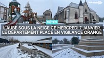 L'Aube sous la neige ce mercredi 7 janvier, le département placé en vigilance orange