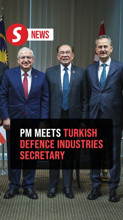Anwar receives courtesy call from secretary of Turkish Defence Industries