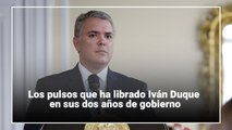 Estos son los pulsos que ha tenido que librar Iván Duque en la primera mitad de su gobierno