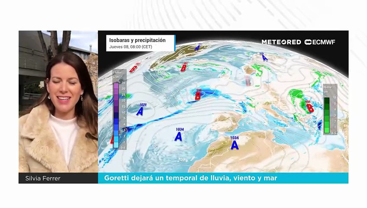 Goretti dejará un temporal de lluvia, viento y mar