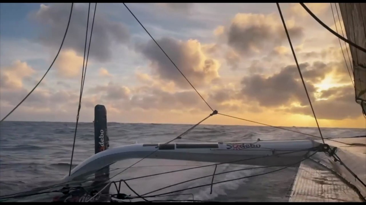 Sodebovoile 2025 / TROPHÉE JULES VERNE - JOUR 19  Sodebo Ultim 3 en direction de la Tasmanie.