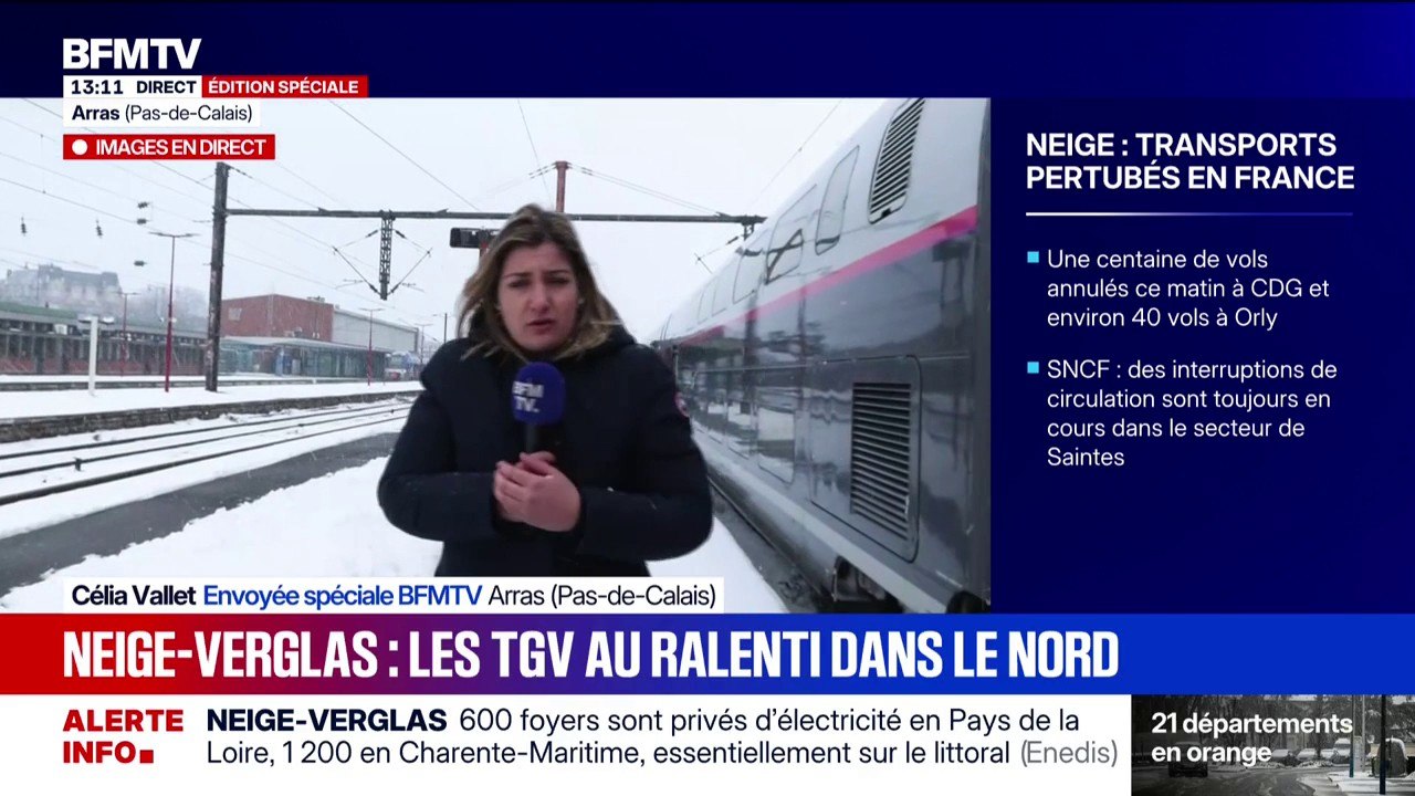 ❄️ Neige-verglas: dans le Nord, les trains circulent au ralenti