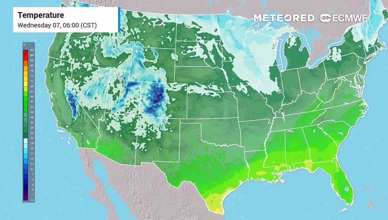A major January thaw is underway as temperatures soar today well above average across most of the country.