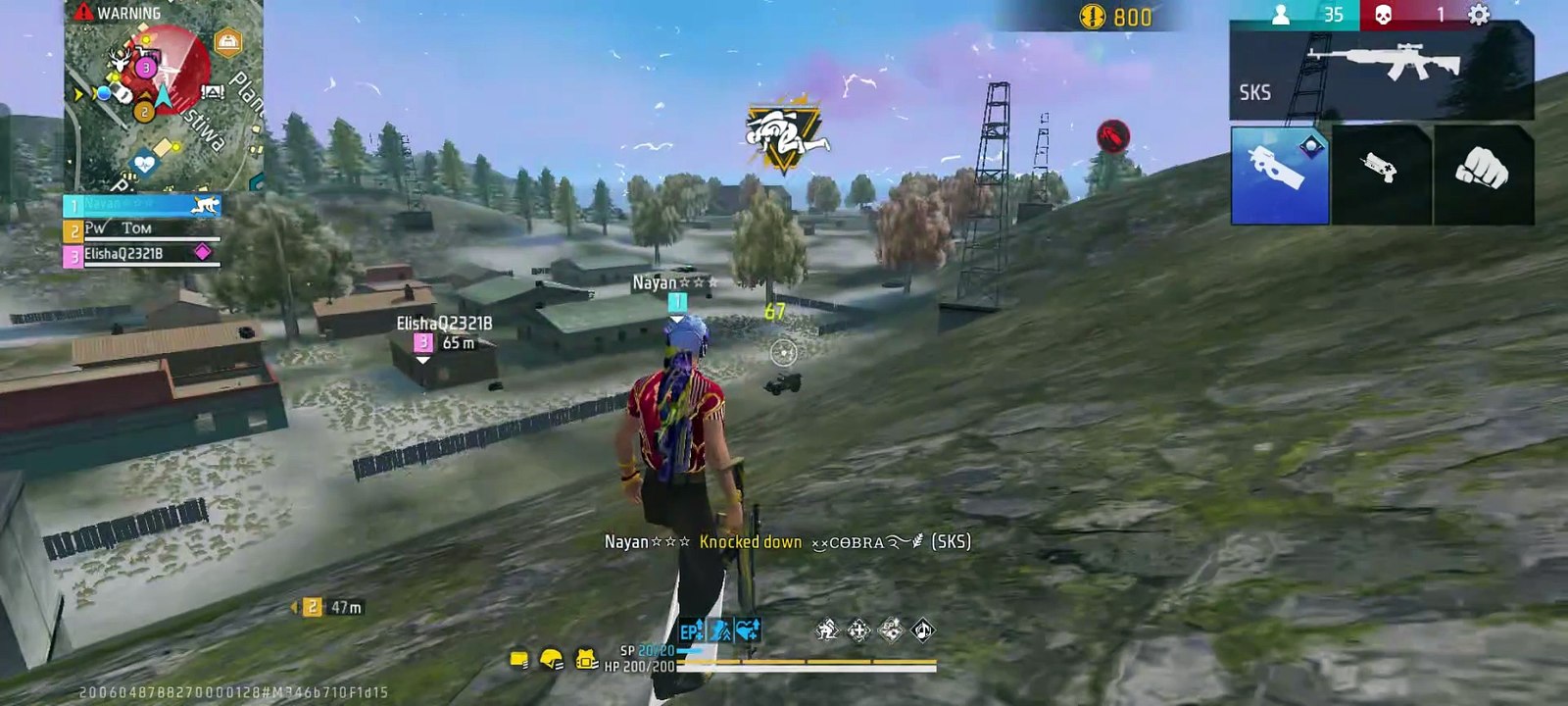 Free fire love you