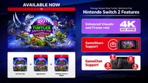 Teenage Mutant Ninja Turtles Splintered Fate Official Nintendo Switch 2 Launch Trailer