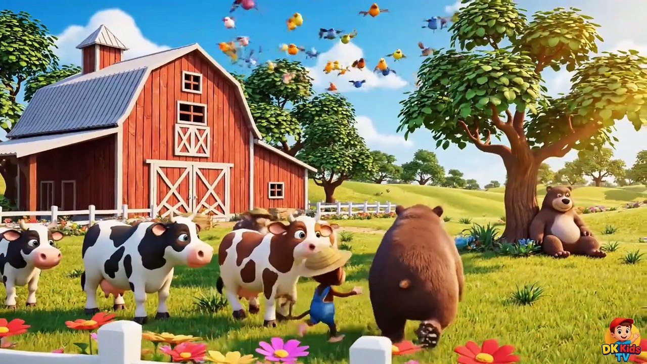 🌾🐒 मज़ेदार बंदर किसान और भालू की फार्म एडवेंचर 🚜🐻