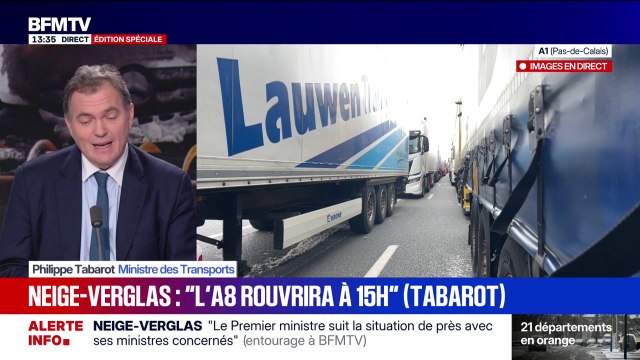 Neige-verglas: Je n'ai jamais critiqué Météo-France , assure le ministre des Transports