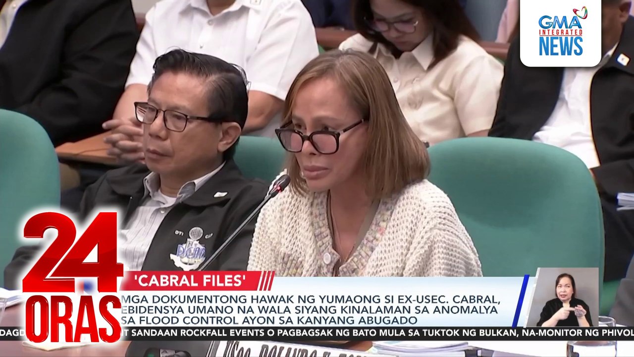 Mga dokumentong hawak ng yumaong si Ex-Usec. Cabral, ebidensya umano na wala siyang kinalaman sa anomalya sa flood control ayon sa kanyang abogado | 24 Oras