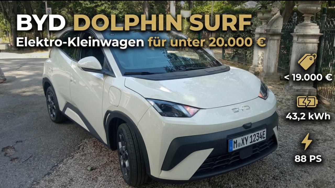 Reichweite, Ladeleistung & Platzangebot im 2025 BYD Dolphin Surf analysiert