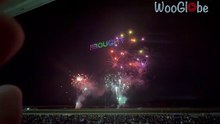 27,000 people gather at Ascot Racecourse to watch fireworks light up the night