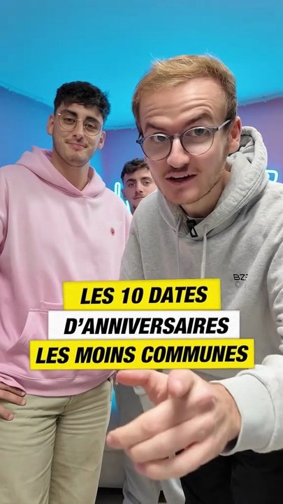 LES 10 DATES D'ANNIVERSAIRES LES MOINS COMMUNES 🧐🧐