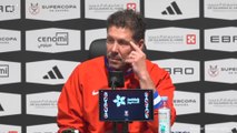 Rueda de prensa de Simeone previa al Real Madrid vs. Atlético de Madrid