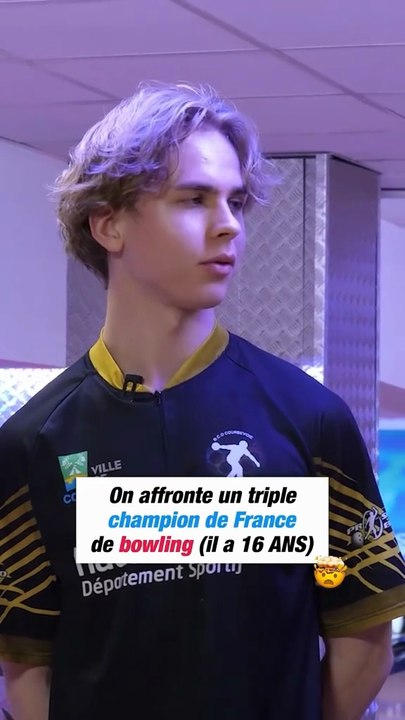 On affronte un triple champion de France de bowling (il a 16 ans) 🤯🤯