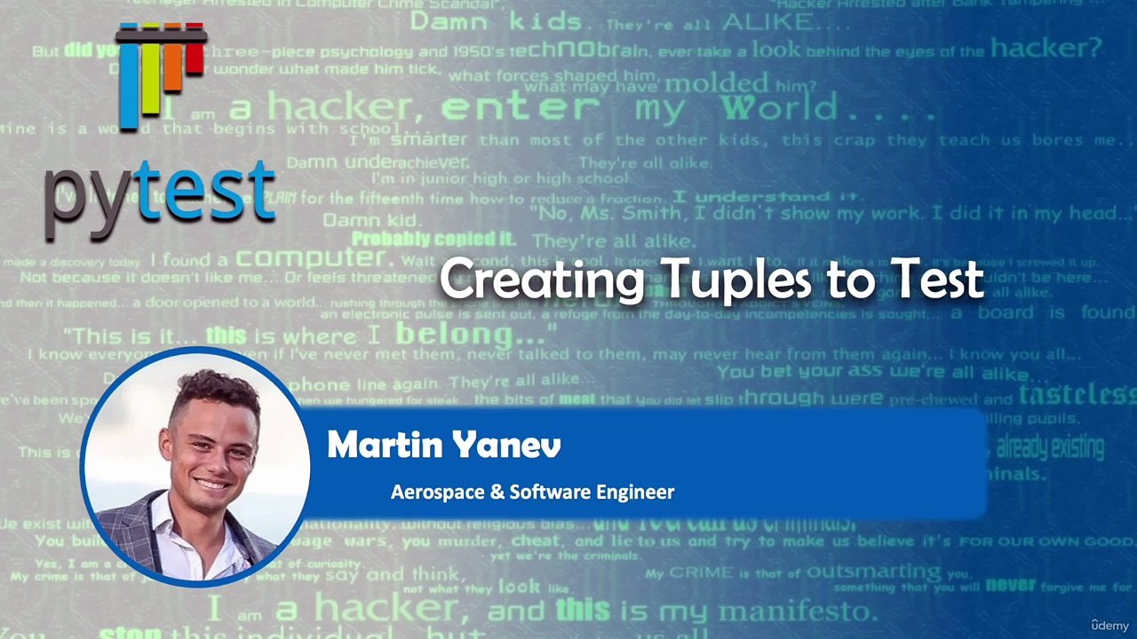 Lesson 17 | Creating Tuples to Test | Playwright Python Course