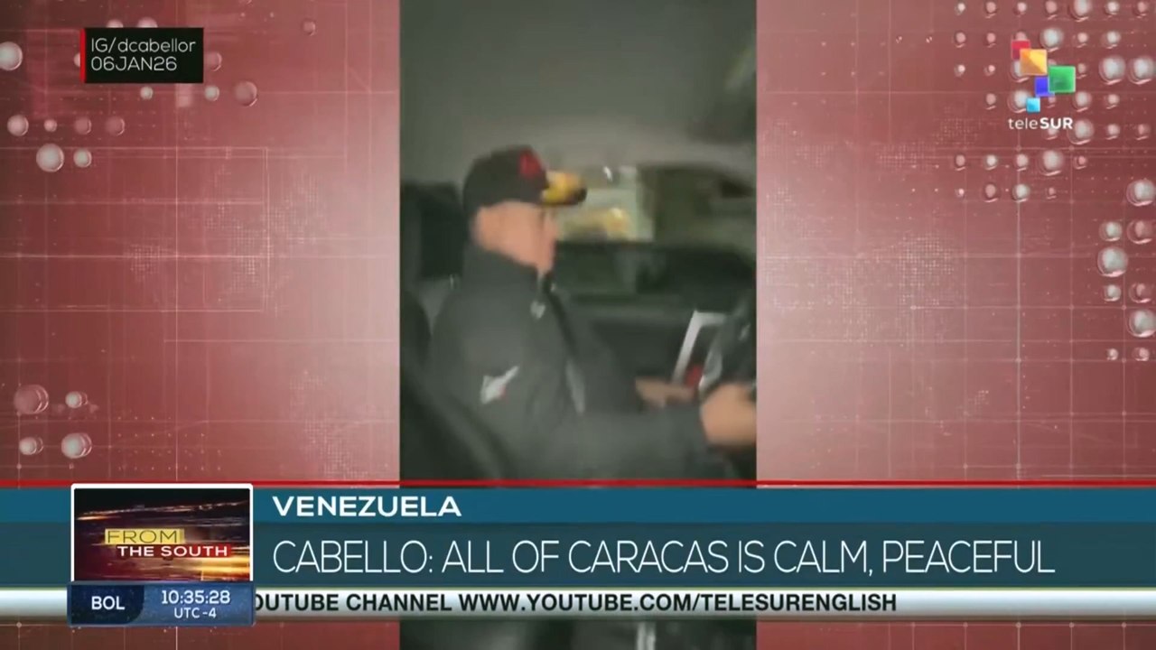 Diosdado Cabello: All of Caracas is calm, peaceful