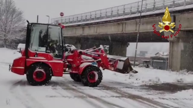 Forlì-Cesena, nevicate e disagi: Vigili del Fuoco impegnati in oltre venti interventi (07.01.26)