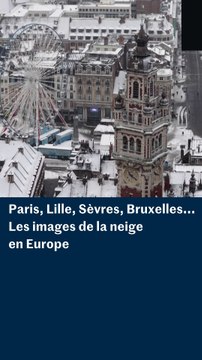 En images : une large partie de l’Hexagone sous la neige