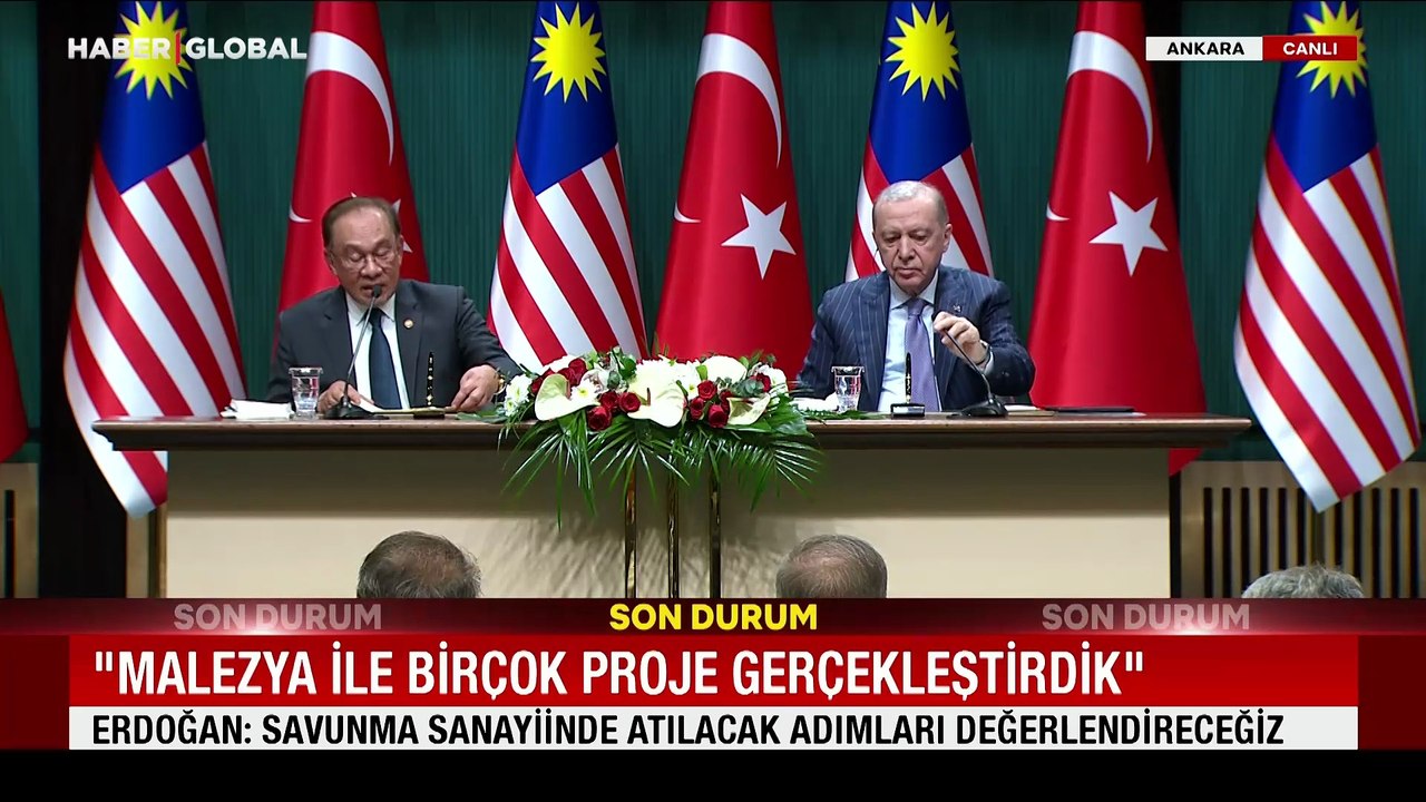 Cumhurbaşkanı Erdoğan: Malezya ile ticaret hedefimiz 10 milyar dolar