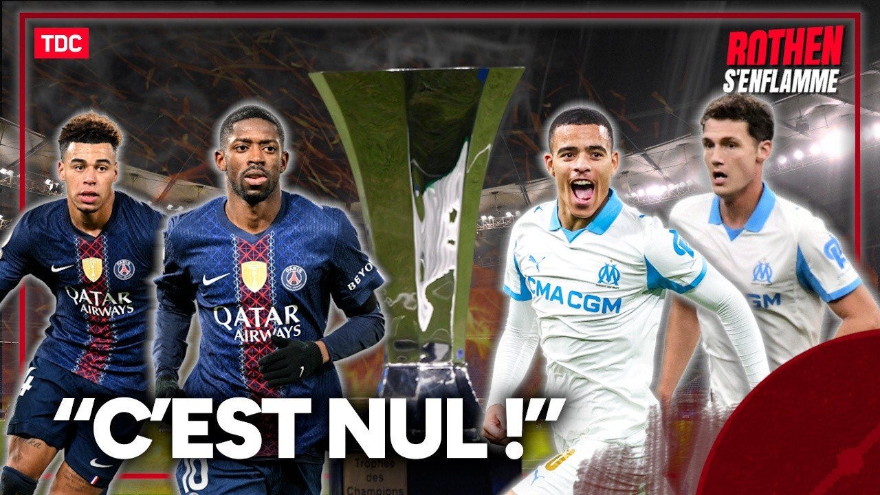 PSG-OM : “Le Trophée des Champions c’est nul, ça ne veut rien dire !”, s’agace Petit