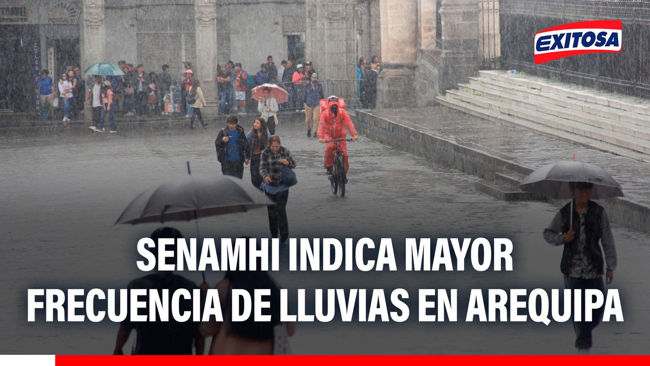 Lluvias en Arequipa: "A partir del 15 de enero la frecuencia de las precipitaciones serán más regulares", indica Senamhi