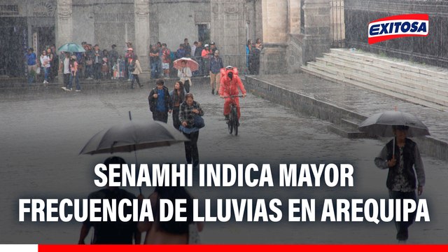 Lluvias en Arequipa: A partir del 15 de enero la frecuencia de las precipitaciones serán más regulares , indica Senamhi