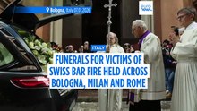 Italy mourns Swiss bar fire victims with funerals in Milan, Rome and Bologna