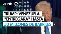 Trump dice que Venezuela 
