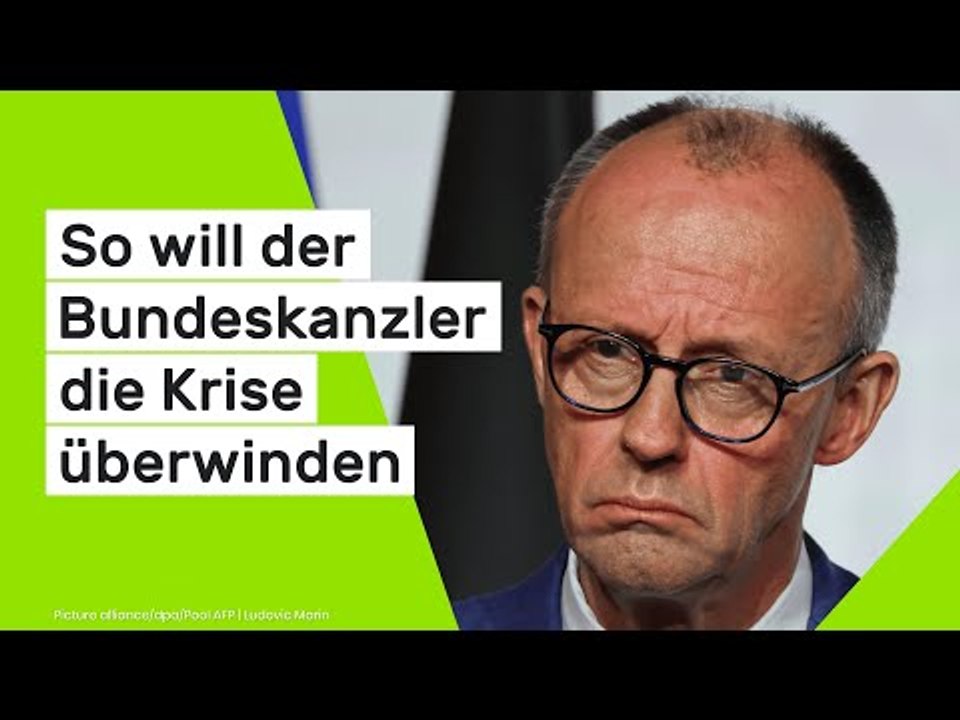 Friedrich Merz: Rente, Steuer und Co. - so will der Bundeskanzler die Krise überwinden