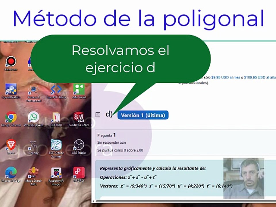 Metodo Poligonal en Geogebra