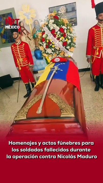 ⚰️ En Venezuela se llevaron a cabo actos fúnebres en honor a los militares de la Guardia de Honor Presidential y otros efectivos caídos durante la operación militar que resultó en la captura de Nicolás Maduro.