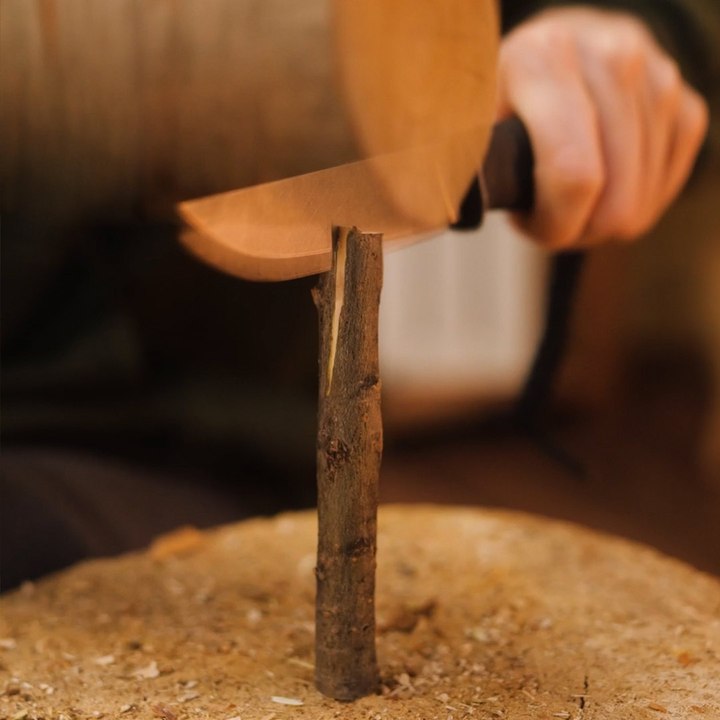 Handmade cup made of bark #shorts