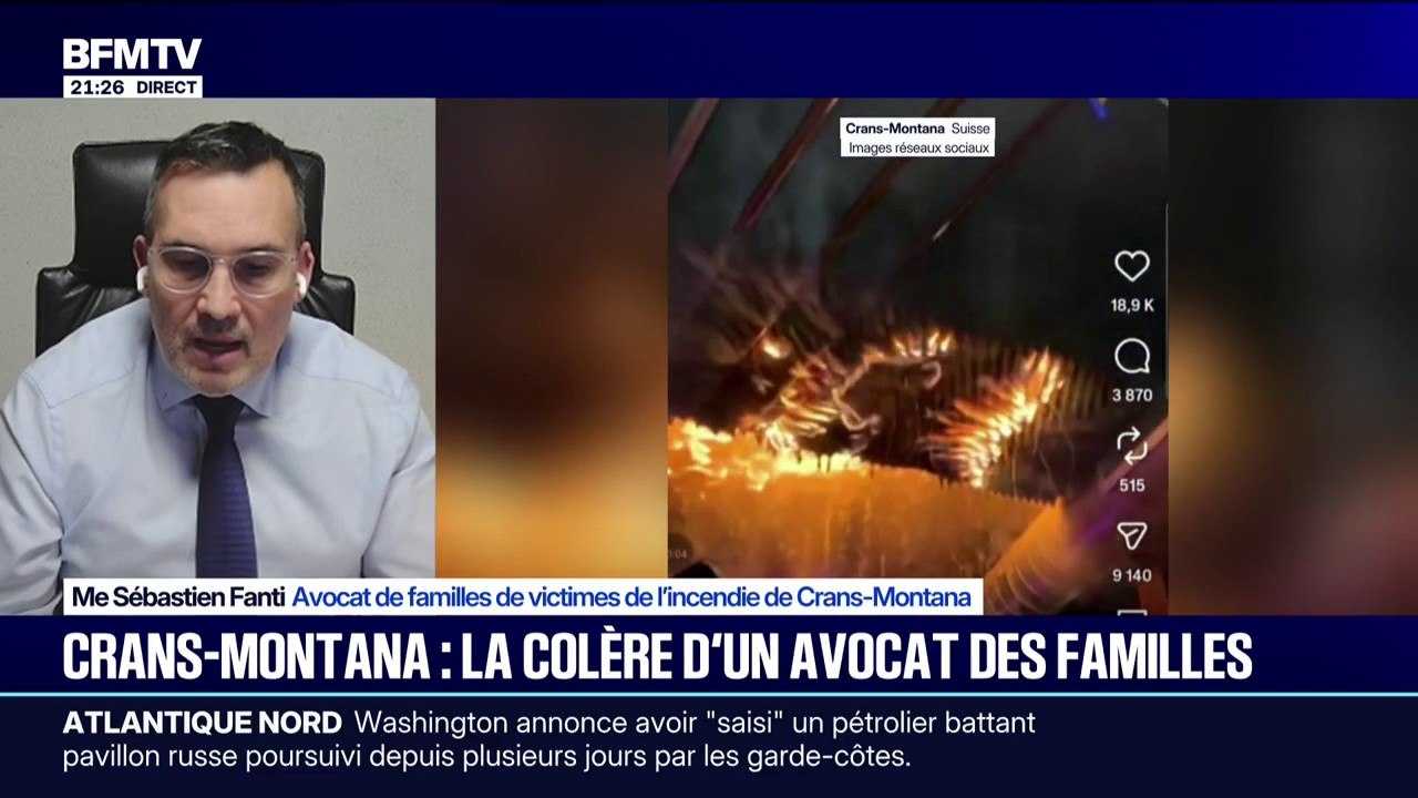 Incendie à Crans-Montana: "C'est incompréhensible", juge Me Fanti, avocat de familles victimes de l'incendie