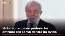 Lula relembra queda e hematoma que teve na cabeça após cair em banheiro: ‘Tive que esperar 3 horas’