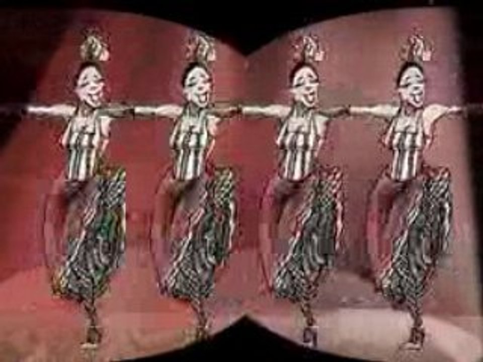 Funny cancan animation movie