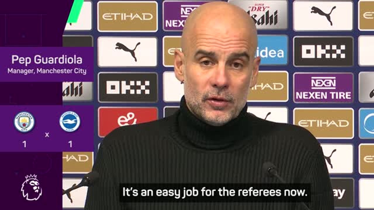 Guardiola blasts referee after Man City slip in title race