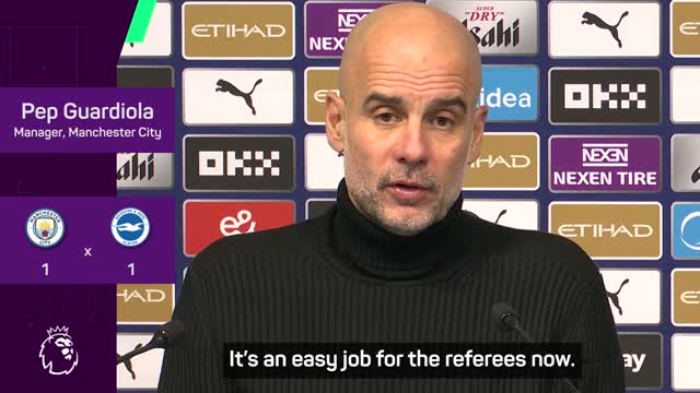 Guardiola blasts referee after Man City slip in title race