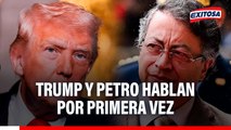 Donald Trump y Gustavo Petro dialogan POR PRIMERA VEZ tras amenazas de EE.UU. a Colombia