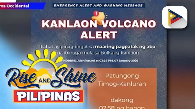 Bulkang #Kanlaon, muling nagbuga ng abo kahapon